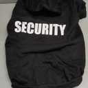 Dog Sweaters for Large Dogs Security Dog Hoodie Soft Brushed Fleece Clothes Sweatshirt with Pocket(XL)