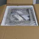 FRIXCHUR 10.6" Modern Crystal Chandeliers Square Crystal Ceiling Light LED Chandelier with Remote Control Mini Bedroom Flush Mount Ceiling Lights Fixture for Kitchen Hallway Dining Room (Dimmable)