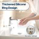 Pop Up Sink Drain Strainer, Bathroom Sink Drain Stopper with Removable Stainless Steel Drain Hair Catcher Basket, Universal Bathroom Sink Stopper Replacement, Drain Plug Filter (2PCS)