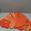 Women’s Sexy See Through Chiffon Sheer Lantern Sleeve Front Back Open Self Tie High Neck Batwing Long Sleeve Shawl Casual Shirts Blouses Tops Gradient Orange XXL