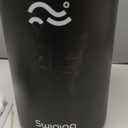 Swigina 1 Gallon Insulated Water Bottle with Silicone Boot (48hrs Cold/24hrs Hot)  DIY Stickers, Leakproof, BPA Free, 128 oz [2IN1 LID]