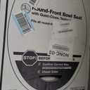 KOHLER Stonewood Quiet-Close, Round Toilet Seat Soft Close, Durable Wood, Easy Installation, Universal Fit, Home Essentials, White Finish, K-20467-0