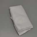 Chyhomenyc White Valance for Windows, Light Filtering Faux Linen Solid Short Curtain Valance, Burlap Decorative Small Curtain for Kitchen Bathroom Laundry Basement, 60Wx12L inch, 1 Piece