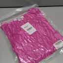 Women Long Lantern Sleeve Shirts Dressy Casual Loose Fit Fall V Neck Blouses Date Night Tops (Pink, XL)