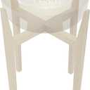 HoMedics Drift Sandscape Solid Wood Sand Table Stand 16 Compatible drift 16, ST-300-BK and ST-300-CE, White Wash (Stand Only, Drift Sold Separately) (16 Inch (Small), Cream)