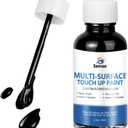 Black Touch Up Paint High-Gloss Black Multi Surface Acrylic Touch Up Paint Pen Scratch Repair for Metal,Wall,Cabinets,Appliances,Wood,Door,Furniture,Enamel 1.5 Fl Oz