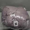 ROSGONIA Dusty Purple Comforter Set Queen, 3pcs (1 Boho Comforter & 2 Pillowcases) All Season Bedding Lightweight Bedspread Blanket Quilt Bed