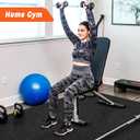 SUPERJARE 0.4'' Thick 24 Pcs 96 Sq Ft Rubber Top Exercise Equipment Mats, High Density EVA Foam Mats with Rubber Top, Interlocking Gym Flooring for Home Gym, Protective Workout Mat, Black/Grey