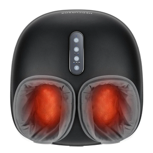 Medcursor Foot Massager with Heat - Shiatsu Feet Massage Machine Delivers Relief for Tired Muscles & Plantar, Deep Kneading Therapy, Multi-Level Settings for Home, Office Use, Size up to 13"