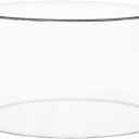 Acrylic Riser Stand - 6" H x 10" D Round Cylinder Shape, Display Stand for Cake, Figurines, Jewelry, Crafts, Art & Decor, Centerpieces
