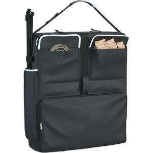 Dog Playpen Storage Bag - Fits 32" H 8 Panels & 9 Stakes, Heavy Duty 1680D Oxford + Shockproof Pearl Cotton, Ideal for RV Trips & Camping