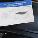 MOSTPLUS Quad Fold Soft Truck Bed Tonneau Cover On Top Compatible for 2015-2024 2025 Ford F150 F-150 Bed Fourth Fold Styleside 5.5 FT Bed Cover