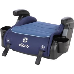 Diono Connect3 RXT Backless Booster, Slim Fit 3-Across in Many Mid-Sized Sedans and SUVs, for Children from 40-120 lbs., Lightweight with Latch connectors