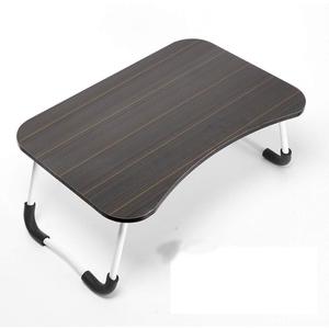 Folding Table, Couch Table Adjustable Laptop Lap Desk Tilting Top Foldable Laptop Bed Table Multi-Tasking Stand Breakfast Serving Bamboo Supports Up to 17In Computer/Tablet,B