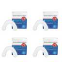 Denture Adhesive Cushion, 120 Pads(4 Pack) Zinc Free Long-Lasting Cushion Denture Adhesive Pad for Secure Hold and Food Seal Lower