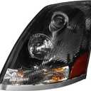 Headlight Assembly Fits for Volvo VNL 670 780 2004-2017 VN VNM 200 300 430 630 730 2005-2017 Semi Truck Headlamp Included Bulbs Left Driver Side 82329124