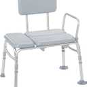 Drive Medical 12005KD-1 Padded Shower Seat Chair, Gray