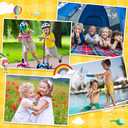 Blosssound 12 Pcs Kids ID Bracelets Safety Identification Wristband Reusable Child Waterproof ID Band Adjustable Anti Lost Wristband for Boys and Girls Travel Outdoor Activities