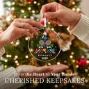 2 x HEXMOZ Badminton Christmas Ornaments 2025 - Cool Badminton Gifts for Boys, Girls - Sports Christmas Ornaments for Fans, Players, Coaches - Acrylic Holiday Ornaments, Gift Exchange Ideas