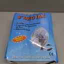 Heavy Duty 12V 8.75-Inch Car Fan,2-Speeds,All-Metal for RVs, Cars, Trucks, etc.Cigarette Lighter Cooling Fan,Helps to Circulate the Air in Your Car.(Cord Length 6FT)