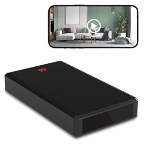 HiSpyCam Hidden Camera Portable Charger - Full HD 1080p WiFi Spy Camera - Discreet Wireless Nanny Cam - Indoor/ Outdoor Use
