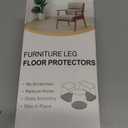 24 Pcs Chair Leg Floor Protectors for Hardwood Floors Silicone Covers Felt Pads Furniture Leg Caps Anti-Scratch Reduce Noise Fit (1-5/16" to 2")