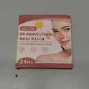 24 Pieces UV Protection Nose UV Protection Nose Sticker Sun Protection Sun Protection Nose Sticker for Men Women Sports Outdoor Tan