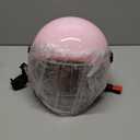 Youth & Kids Gift Retro Electric Motorcycle 3/4 Half Helmet,Toddler Cute 3/4 Open Face Motorcycle Half Helmet,DOT Approved,Boys Girls Go-Kart Dirt-Bike Street Scooter Vespa ATV Helmet (One size(48-58 cm), Pink)
