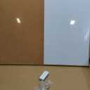 ARCOBIS Cork Board White Board Combo, 24 x 18 Inch Bulletin Board-Gold Frame, Magnetic Dry Erase Board & Corkboard for Wall, Vision Board for Home, Office, School