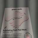 grace & stella Award-Winning Foot Peel Mask (4 Pairs, Unscented) | Foot Peeling Mask with Aloe Vera - Moisturizing Foot Mask for Dry Cracked Feet - Foot Exfoliator for Baby Soft Feet