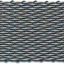 Outdoor Door Mat, The Original Lobster Rope Doormat, All Weather Mats, Woven Door Mat from Nautical Rope, Front Door Welcome Mats, (Navy/Dark Tan Double Weave, 18 x 30 Inch)