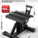 JFG RACING Adjustable Hydraulic Dirt Bike Stand Lift 1000 Lbs Capacity