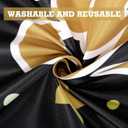 Frienda Large Class of 2026 Graduation Backdrop 6.6 x 7.2 ft Congrats Grad Graduation Party Decoration Photography Background for High School College Party Decor Supplies(Black Gold)