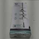 Zenna Home Tension Pole Shower Caddy Corner Organizer, Adjustable Standing Shower Caddy with 4 Baskets, Rust Resistant Bathroom Tension Rod Organizer, 60 to 97 Inch, Matte Black