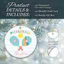 3 x Pickleball Ornament, Besties Ornament 2025  Cute Pickleball Christmas Tree Decoration for Friends, Partners, and Doubles Players  Fun for Pickleball Lovers, Teammates, and Best Friends