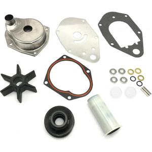 812966A12 Water Pump Impeller Kit for Mercury Marine 4 Stroke 30-60 HP Outboard Engines 46-812966A12 Sierra 18-3690