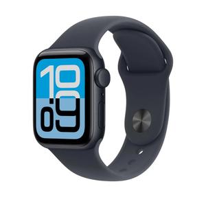 Apple Watch SE 3 [GPS 40mm] Smartwatch with Midnight Aluminum Case with Midnight Sport Band - S/M. Fitness and Sleep Trackers, Heart Rate Monitor, Always-On Display, Water Resistant