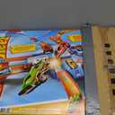 Hot Wheels Track Set with 1:64 Scale Toy Car, 4 Intersections for Crashing, Powered by a Motorized Booster, Criss-Cross Crash Track, Medium