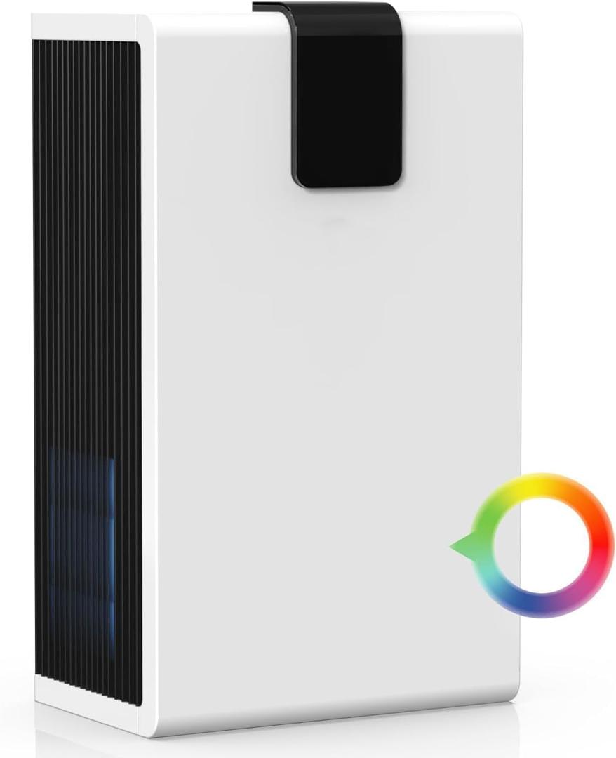 Dehumidifier, Dehumidifier for Home, 7 Colors LED Light