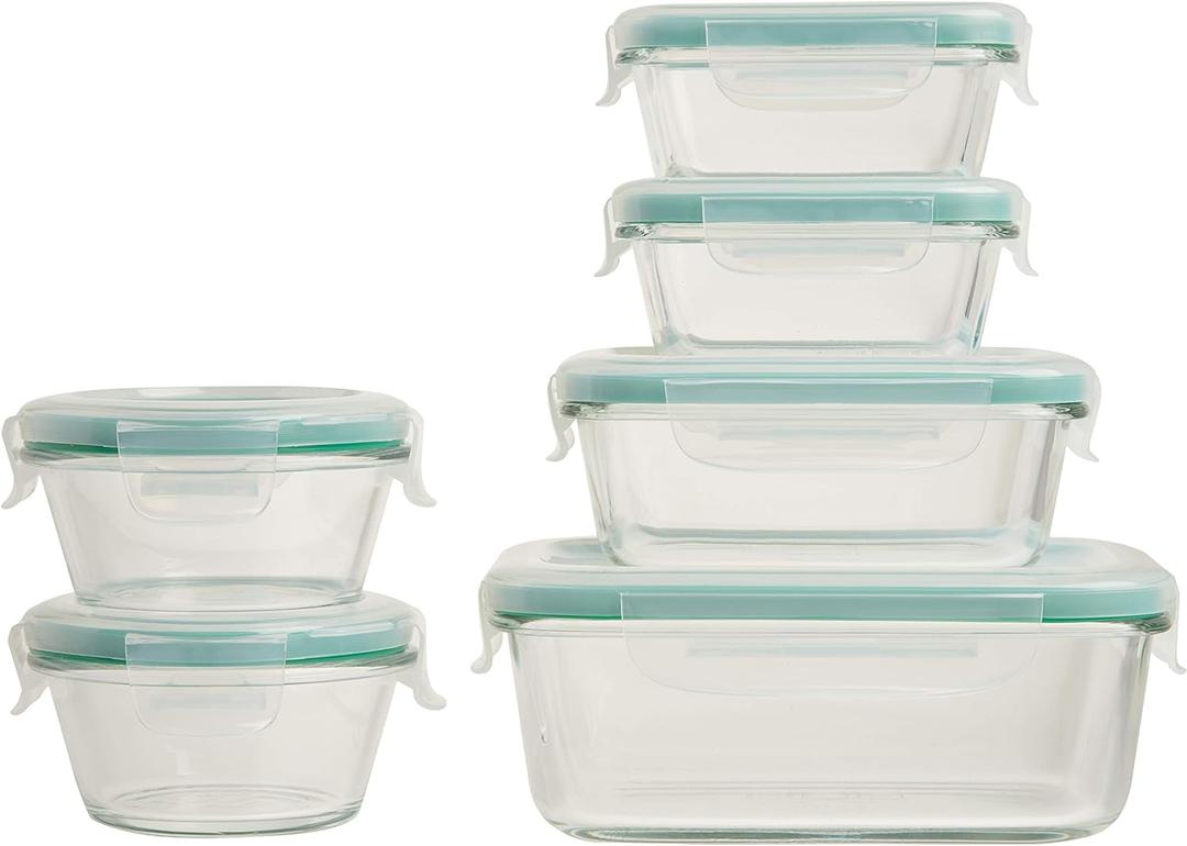 OXO Good Grips Smart Seal Airtight Container 12 Piece Glass Container Set