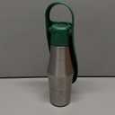 Portable Dog Water Bottle Bowl - 27 oz Travel Water Bowl Dispenser for Dogs, Stainless Steel Leak-Proof, A Must-Have for Outdoor, Camping, Walking, Beach, Hunting and Other Scenes （Green）