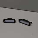 2Pcs Rear License Plate Light Lamp Assembly for Hyundai Elantra 18-22 Veloster 19-22 Venue 20-22 Sonata 18-21 for Kia K5 21-23 Rio 18-23 Niro 17-22 Cadenza 17-20 Replaces# 92501-F6000 92502-F6000