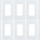 Leviton 80301-SW 1-Gang Decora Plus Wallplate Screwless Snap-On Mount (10 Pack, White)