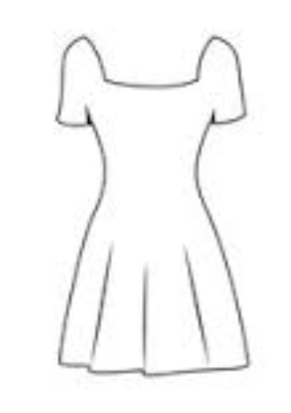 Women's Short Dress White Size 2XL