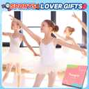 HAPPYPOP Novelty Socks for Teen Kids - Gifts for Gymnasts Cheerleaders Dancers Girls Preteen, 7-9 Years