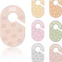 Baby Closet Dividers, Double-Sided Cute Design Baby Clothes Dividers for Closet, Baby Clothes Organizer for Sorting Clothing in 7 Sizes from Newborn to 12+ Months
