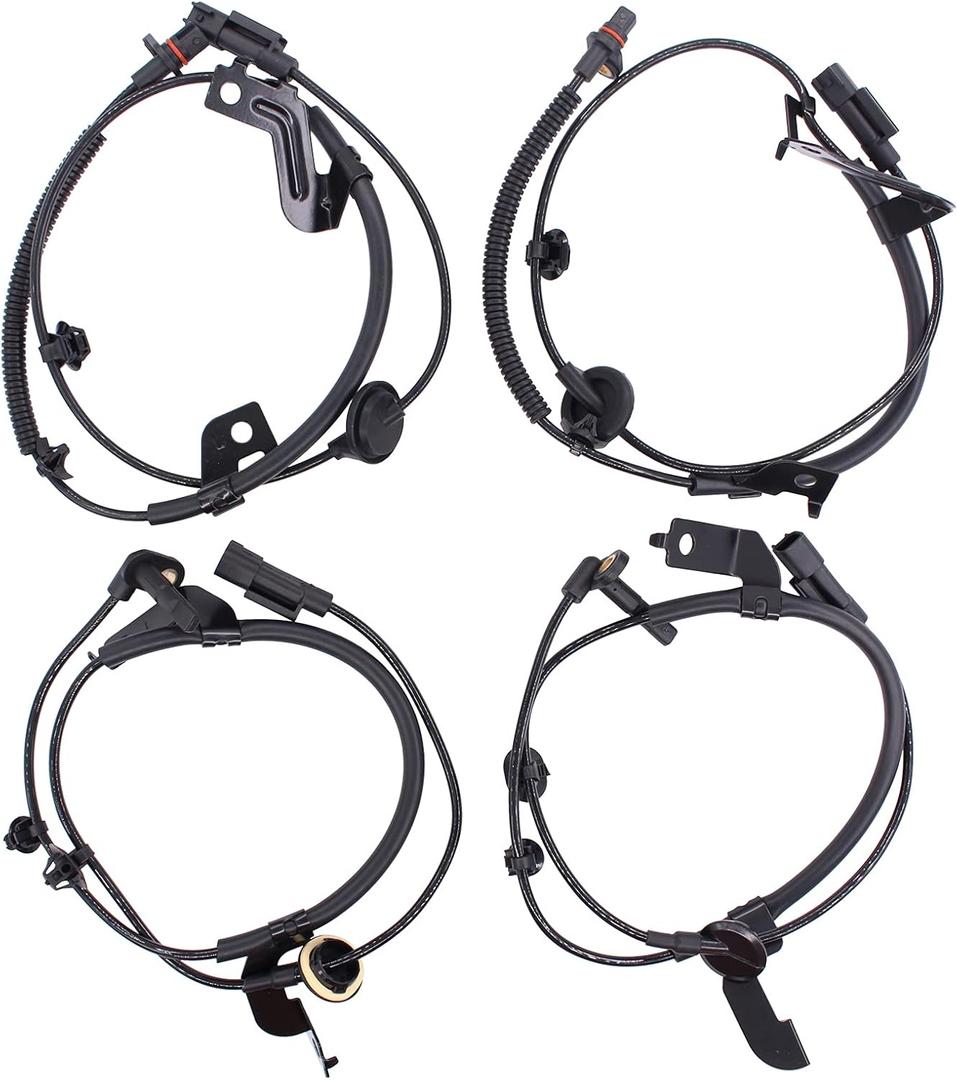 NewYall Front Rear Left Right ABS Wheel Speed Sensor for Dodge Caliber 2007-2012 for Jeep Compass Patriot 2007-2016 Driver and Passenger Side ALS2084 ALS2088 ALS2086 ALS1819 4pcs