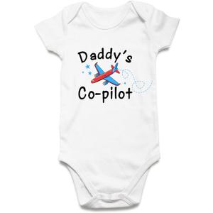 Loveternal Neutral Baby Girls Boys Cotton Romper Cute Saying Newborn Clothes 0-12 Months (White)