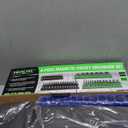 Magnetic Socket Organizer Set, 6-piece 1/4", 3/8", 1/2" SAE & Metric Sockets Holder, Drive Socket Trays, Storage Tool Box, Holding 143 Slots, Soft Rubber Covering Black Green Tools