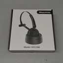 Bluetooth Headset, Wireless Headphone with AI Noise-Canceling Microphone On Ear Wireless Headset with USB Dongle for Computer Office (Black)